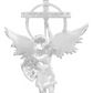 Joyaris Dije San Miguel Arcangel Plata 925 Hombre 52mm Plateado