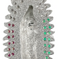 Dije Grande Virgen De Guadalupe Zirconias Plata 925