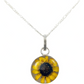 Shrek Aretes Collar Girasol Promesa Regalo Amor Plata S925
