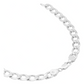 Joyaris Cadena Barbada Cubana Plata 925 Hombre 55cm 8mm Plateado