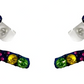 Collar Aretes Colibrí Artesanal Zirconias Plata Ley 925