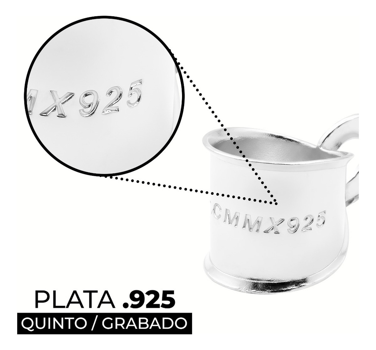 Dije Estrella David Vaciada Plata 925 Hombre Mujer 3.6 Cm - Plateado