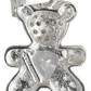 Dije Osito Corazón Amor Zirconias Regalo Plata Ley 925