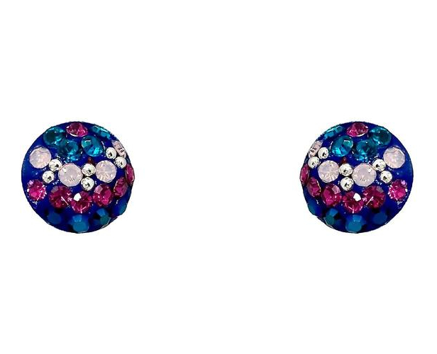 Collar Aretes Corazón Artesanal Chico Piedras Plata Ley 925