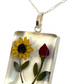Shrek Aretes Collar Girasol Promesa Regalo Amor Plata S925