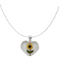 Shrek Aretes Collar Girasol Promesa Regalo Amor Plata S925