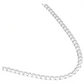 Joyaris Cadena Barbada Cubana Plata 925 Hombre 45cm 4mm Plateado