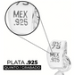Dije Nudo Bruja Celta 8 Zirconias  Amuleto Plata 925 3.2 Cm Blanco