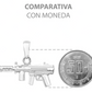 Joyaris Dije Subfusil Silenciador Plata 925 Hombre 26mm Plateado