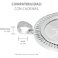 Joyaris Dije Onza Plata Pura 999 Hombre Zirconias 56mm Plateado
