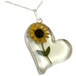 Shrek Aretes Collar Girasol Promesa Regalo Amor Plata S925