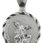 Dije Medalla San Miguel Arcangel Regalo Mediana Plata 925