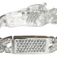 Pulsera Cubana San Judas Zirconias Hip Hop Plata Ley 925