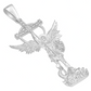 Joyaris Dije San Miguel Arcangel Plata 925 Hombre 52mm Plateado
