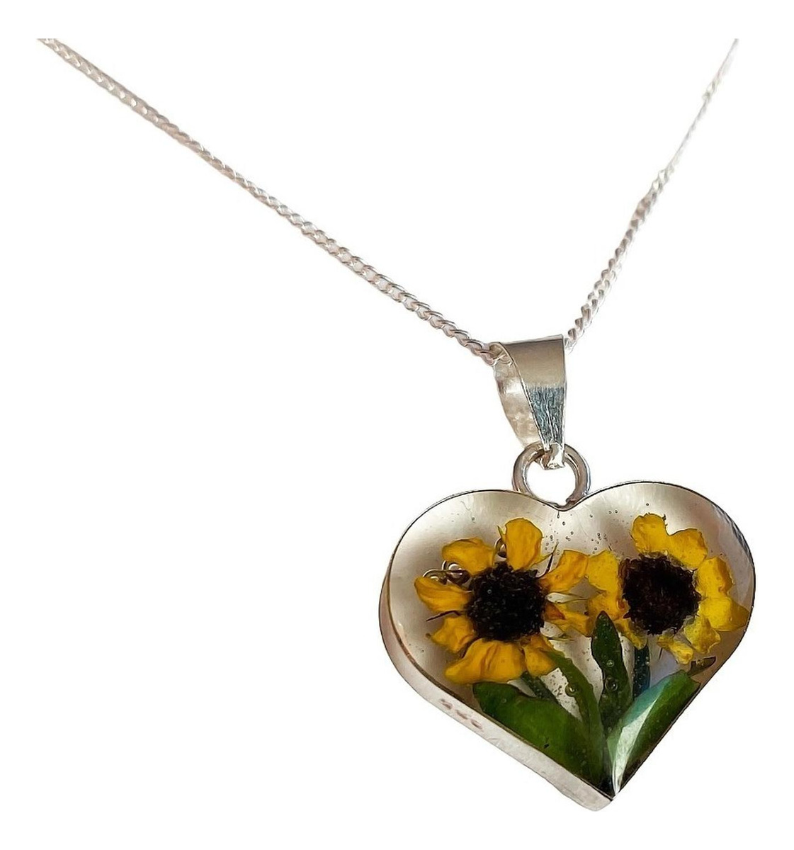 Shrek Aretes Collar Girasol Promesa Regalo Amor Plata S925