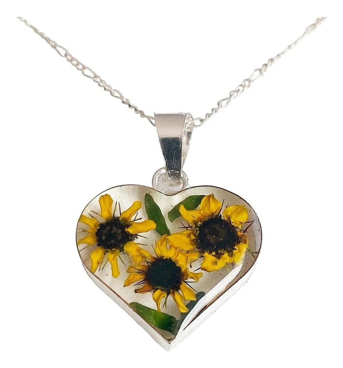 Shrek Aretes Collar Girasol Promesa Regalo Amor Plata S925