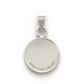 Dije Medalla Espiritu Santo Chica Plata Pura Ley 999